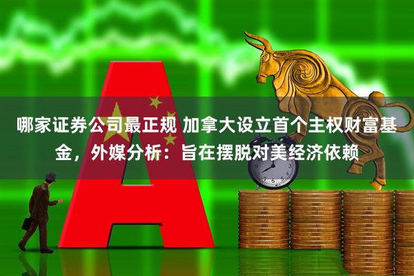 哪家证券公司最正规 加拿大设立首个主权财富基金，外媒分析：旨在摆脱对美经济依赖